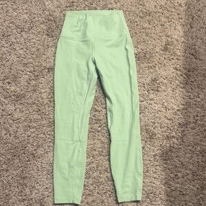 lululemon athletica Light Green Leggings